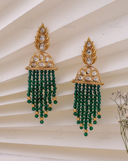 Vahini 22k Gold Plated Danglers